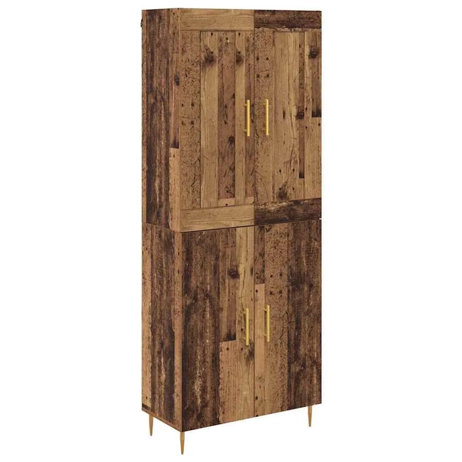vidaXL Highboard Altholz 69,5 x 34 x 180 cm Holzwerkstoff 3415670 günstig online kaufen