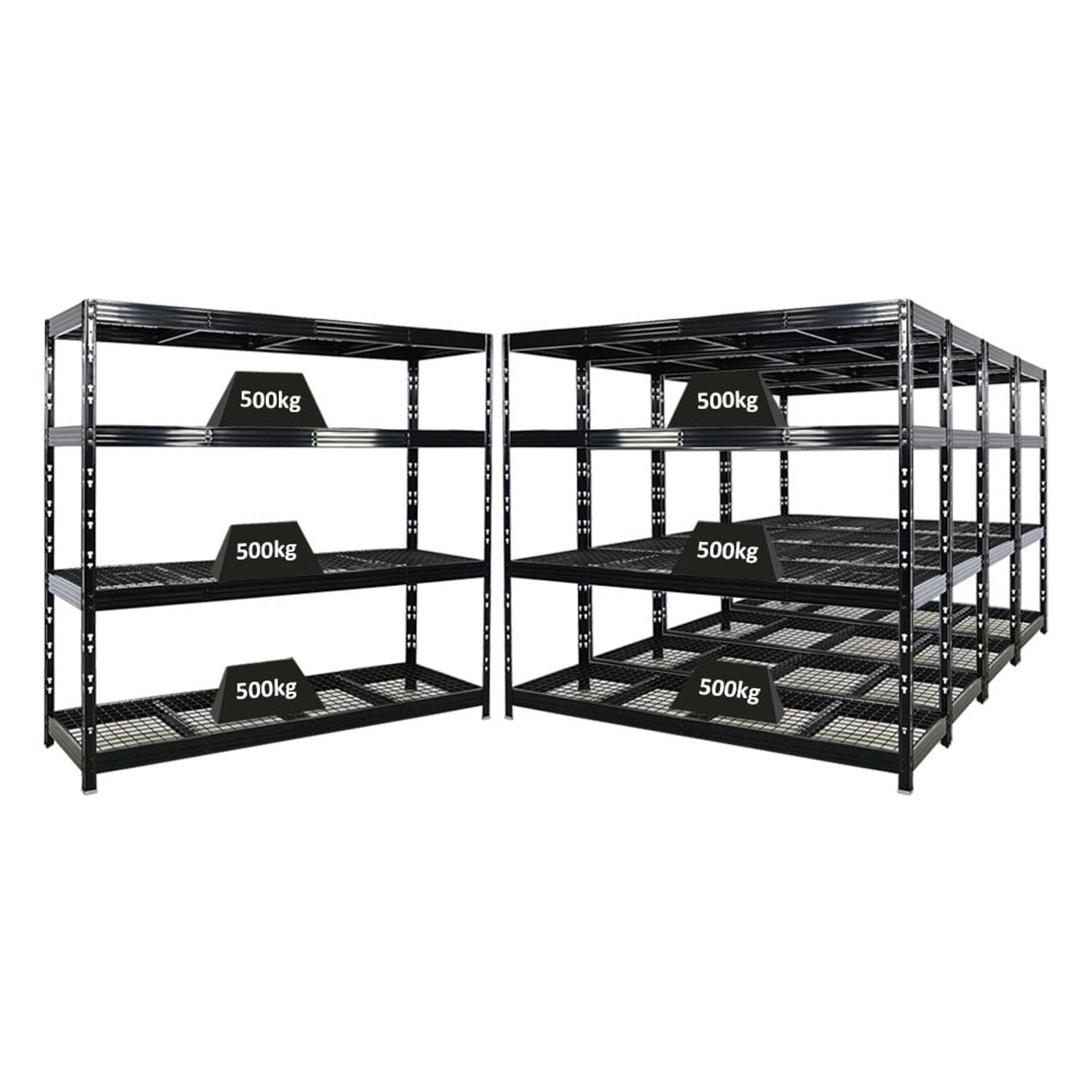 PROREGAL Mega Deal 5x Profi Schwerlastregal Rhino HxBxT 180x200x60cm 4 Gitt günstig online kaufen