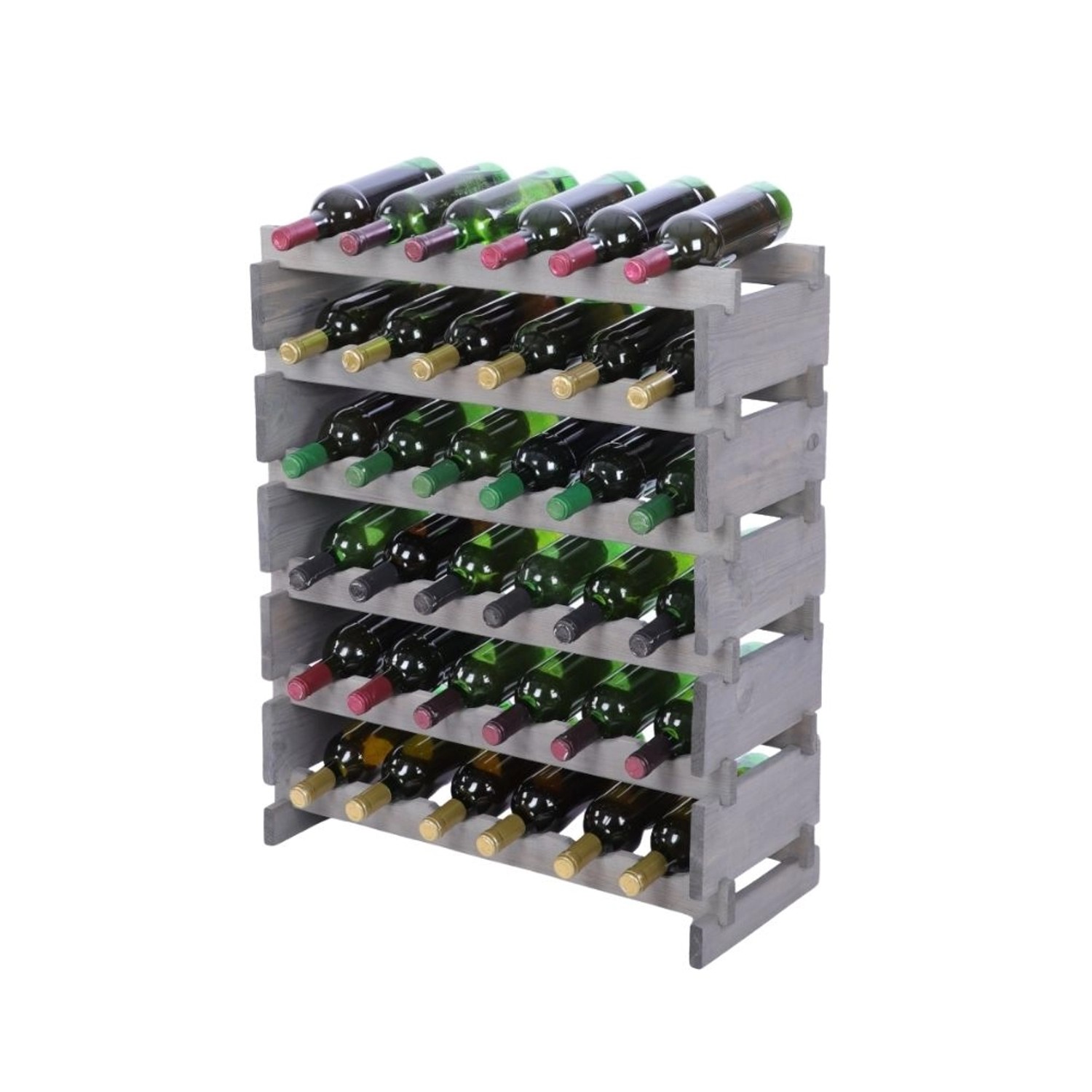 PROREGAL Weinregal VINOTECA FLEX PRO HxBxT 79x65x28cm 36 Flaschen Auf 6 Ebe günstig online kaufen