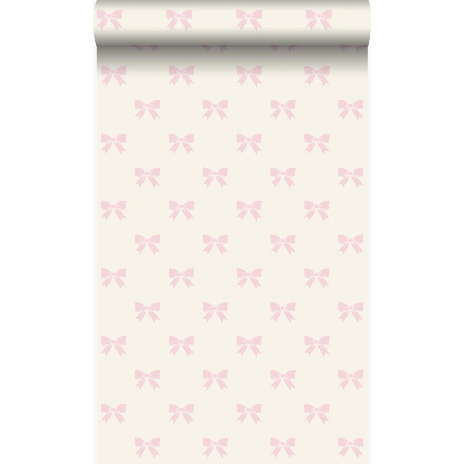Origin Luxury Wallcoverings Tapete Kleine Schleifen Weiß Und Hellrosa 53 Cm günstig online kaufen
