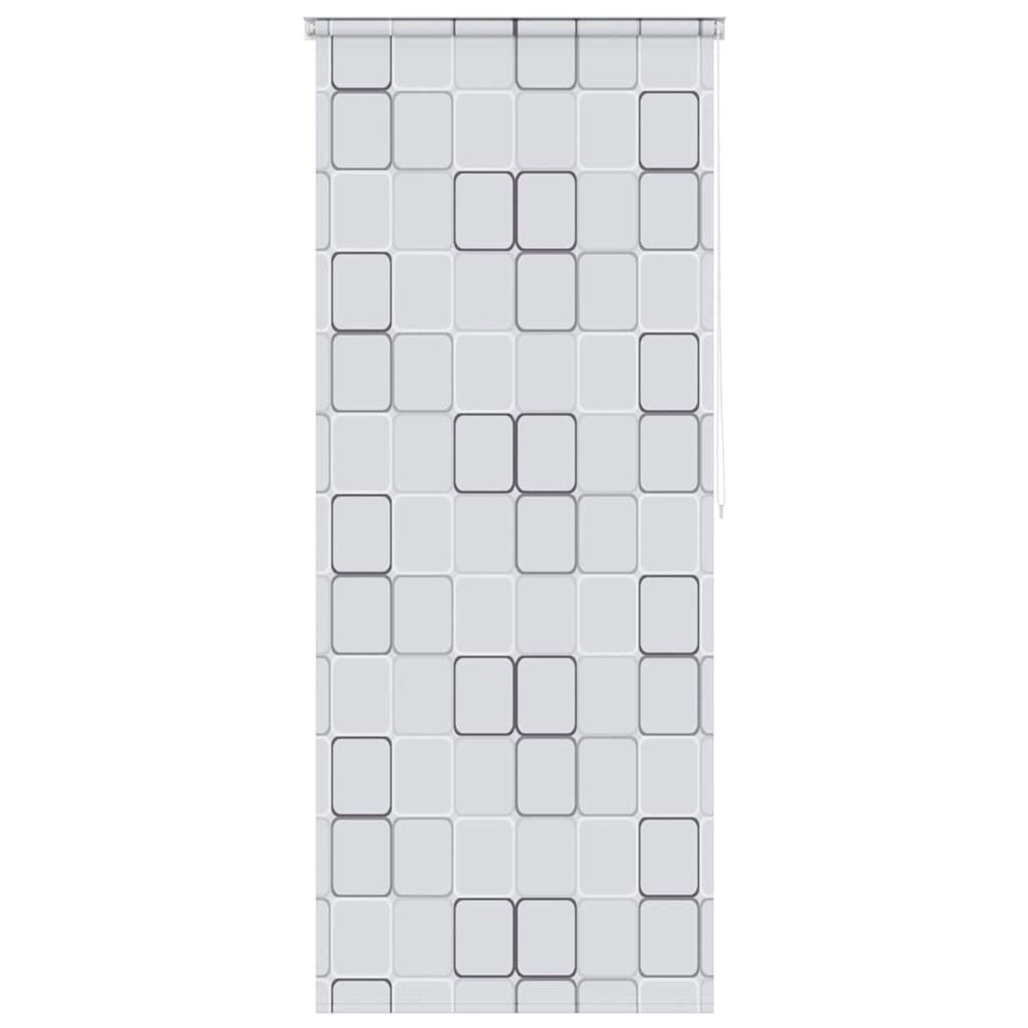 vidaXL Duschrollo 100x240 cm Quadratmuster 142848 günstig online kaufen