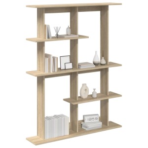 vidaXL Wandregal Sonoma-Eiche 102 x 20 x 130 cm Holzwerkstoff 8012054