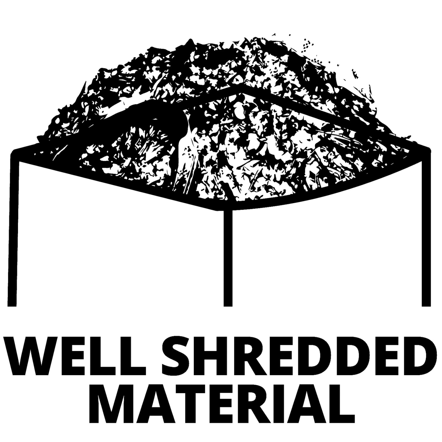 Symbolbild: Gehäckseltes Material für Einhell Elektro-Messerhäcksler GC-KS 2540.