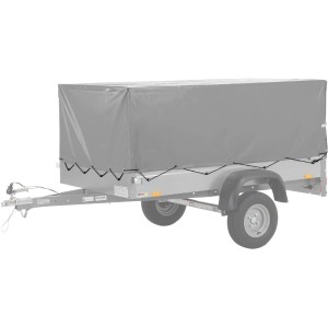 Stema Hochplane 60 cm, grau, für Anhänger AN 750. Zubehör für Autoanhänger.