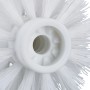 Weißer Relaxdays WC Bürstenkopf aus Kunststoff, 8 cm Durchmesser, mit Borsten und Schraubgewinde.