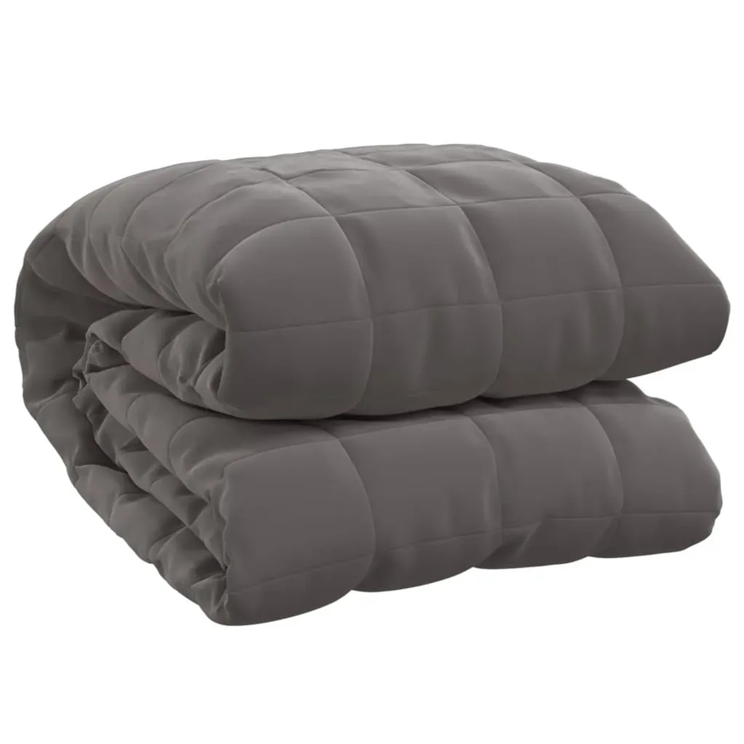 vidaXL Gewichtsdecke Grau 220x235 cm 11 kg Stoff Modell 1