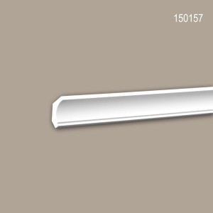 Weiße PROFHOME Eckleisten (20 Stk.) im Set, 40 m Gesamtlänge, Zubehör für Paneele.