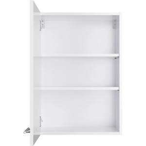 Weißer Optifit Oberschrank Bengt932, 50 cm breit, mit zwei Einlegeböden. Küchen Hängeschrank.