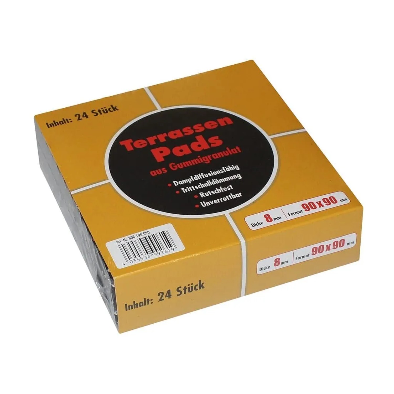 Ferax 24 Terrassenpads Unterlage für Terrassenhölzer