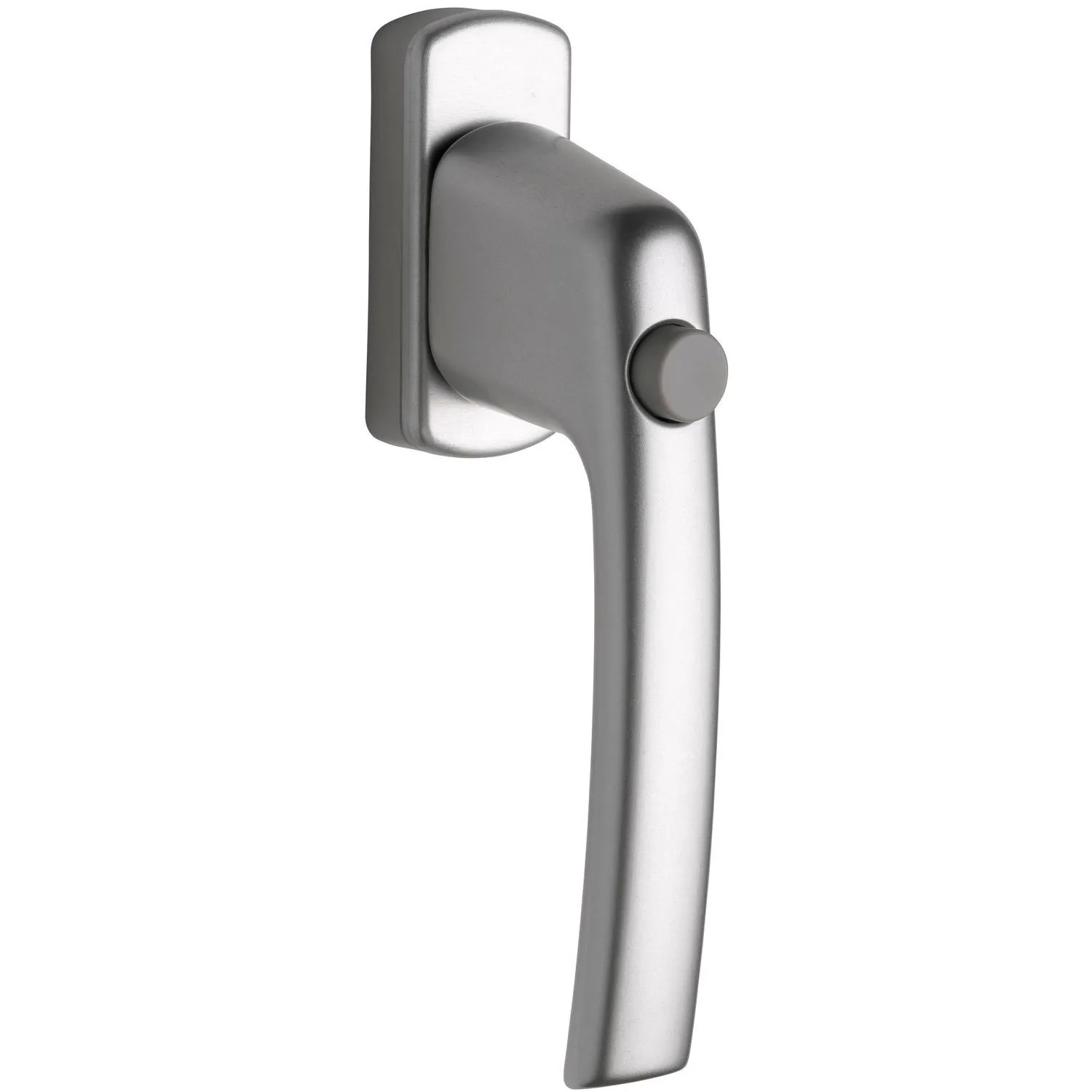 Maco Fenstergriff Harmony Sperrknopf & 45 Grad Rasterung Vk 7x35 Silber Eloxiert