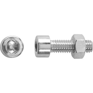 Innensechskantschrauben Linsenkopf DIN 912 Ø 6 mm x 30 mm Stahl 8 Stück