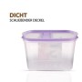 Bestlivings Frischhaltebox Schüttdose 1,4L, lila Deckel. Vorratsdose aus Kunststoff.