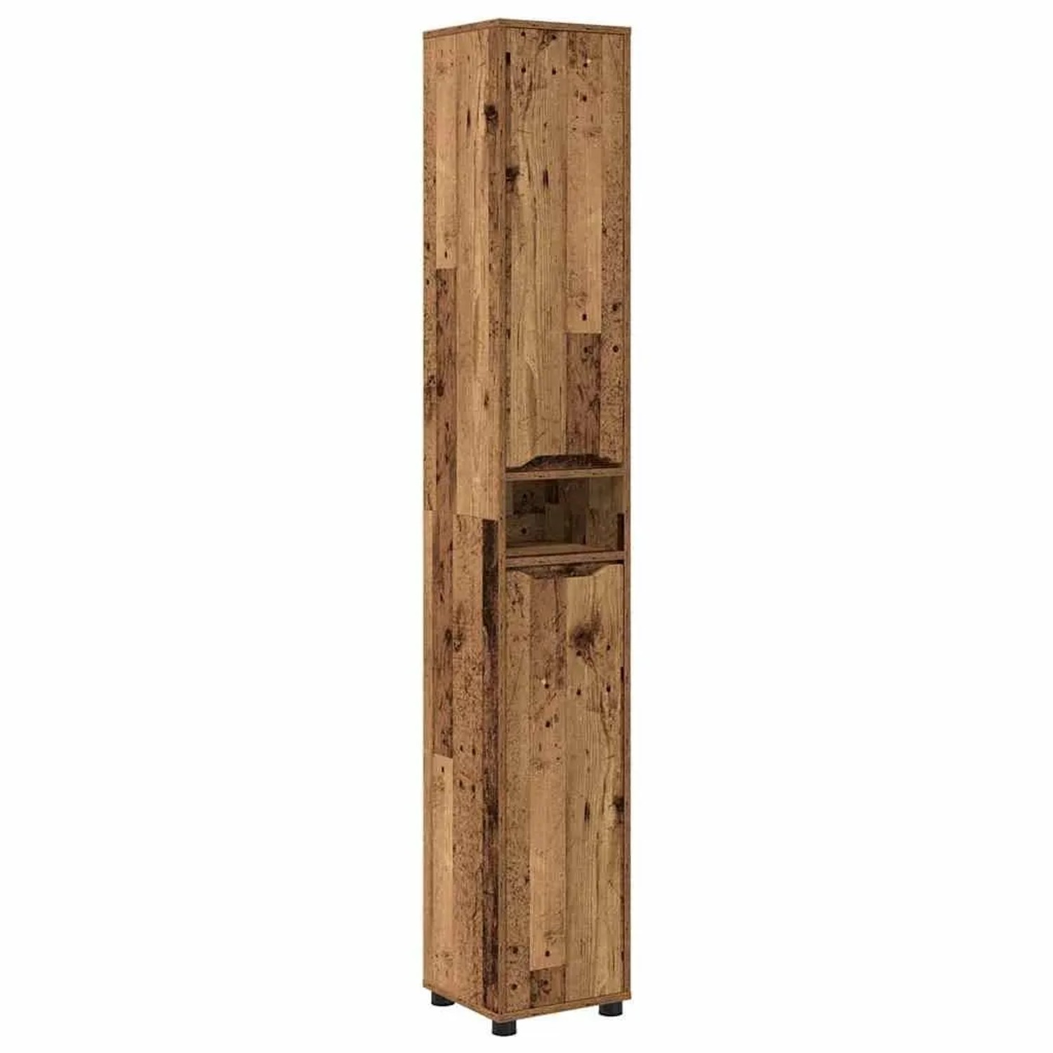 vidaXL Badezimmerschrank Altholz 30,5 x 30 x 195 cm Holzwerkstoff 888765 günstig online kaufen