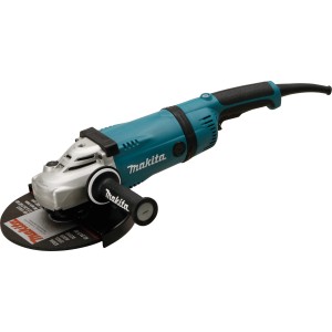 Makita Winkelschleifer GA9040RF01, 230 mm, 2600 W, mit Anti-Vibrations-Griff für komfortables Arbeiten.