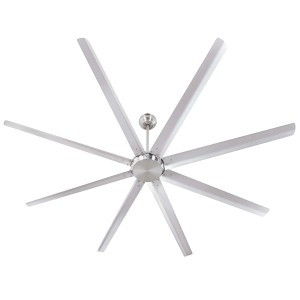 WESTINGHOUSE Deckenventilator Widespan Nickel, 254 cm Durchmesser, mit 6 Flügeln und Fernbedienung.