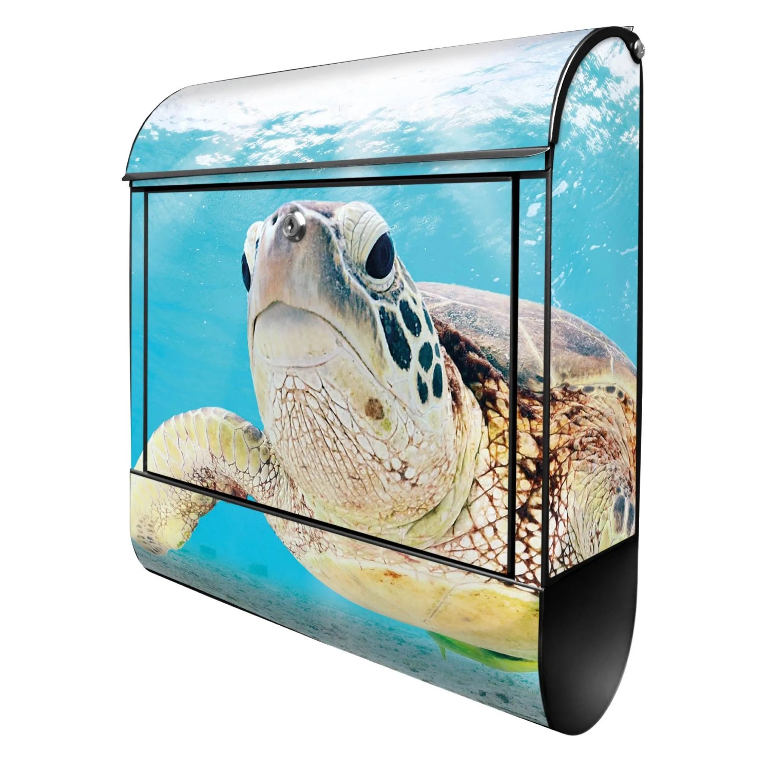 Banjado Design Briefkasten Schwarz Pulverbeschichtet 39x47x14cm 2 Schlüssel günstig online kaufen