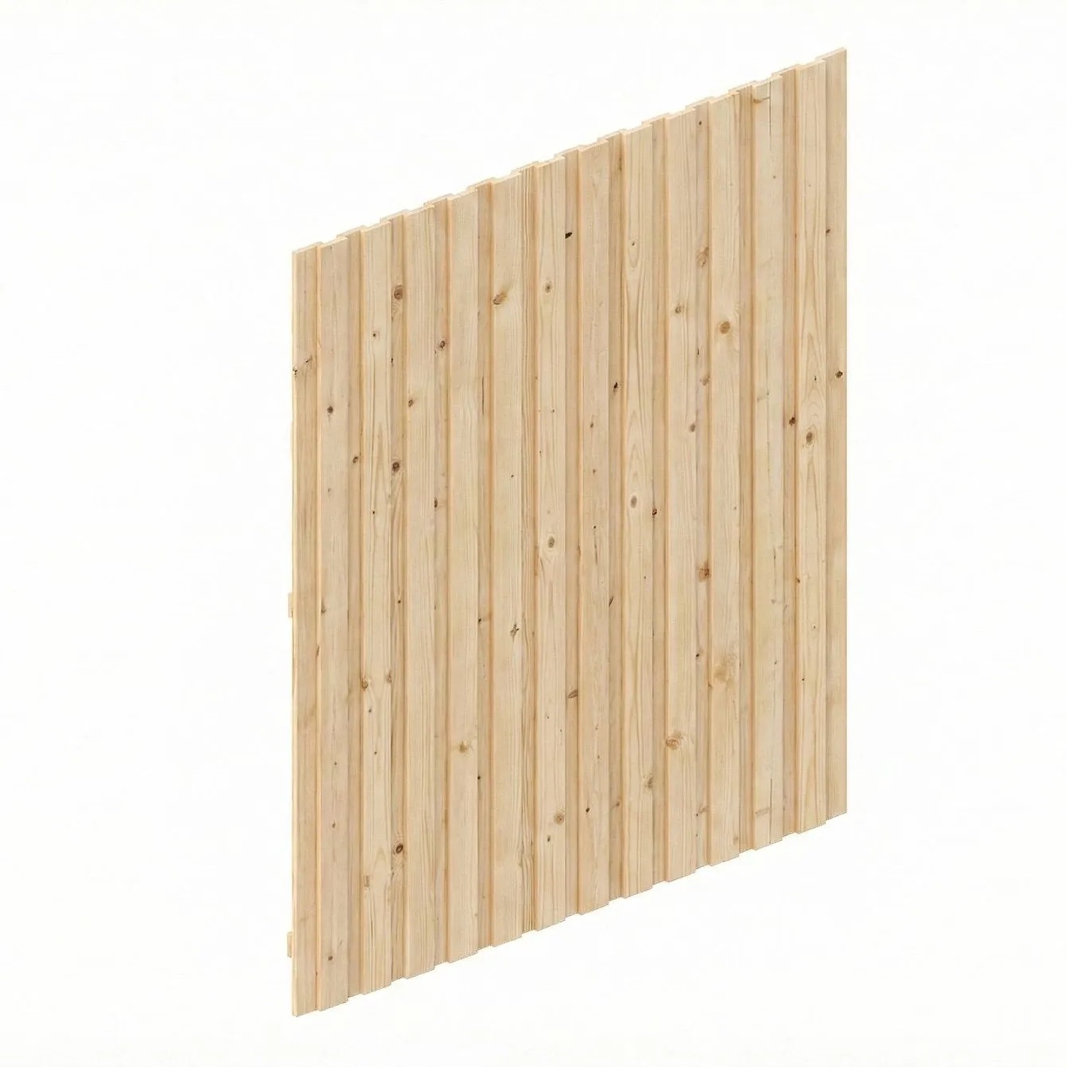 Skan Holz Seitenwand Deckelschalung Fichte 230 cm x 330 cm Natur