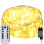 vidaXL Lichtseil mit 120 LEDs Warmweiß 5 m PVC 42018939