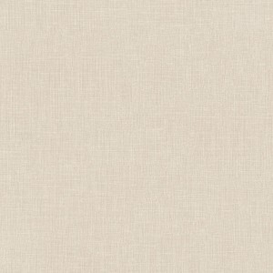 Beige Vliestapete mit feiner Leinenstruktur für Wohnzimmer und Büro.