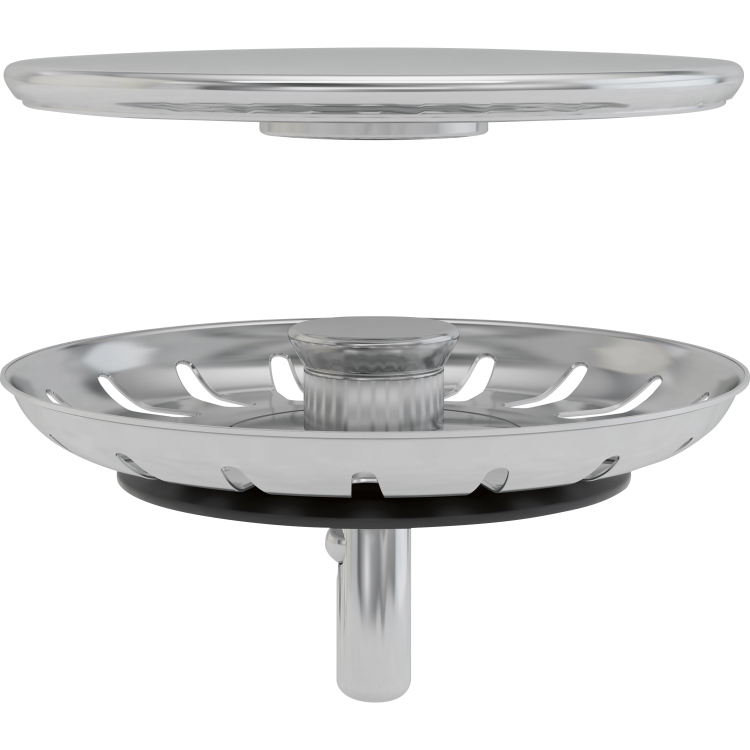 Prevex Exzenterstopfen mit magnetischer Abdeckung Edelstahl Ø 79 mm