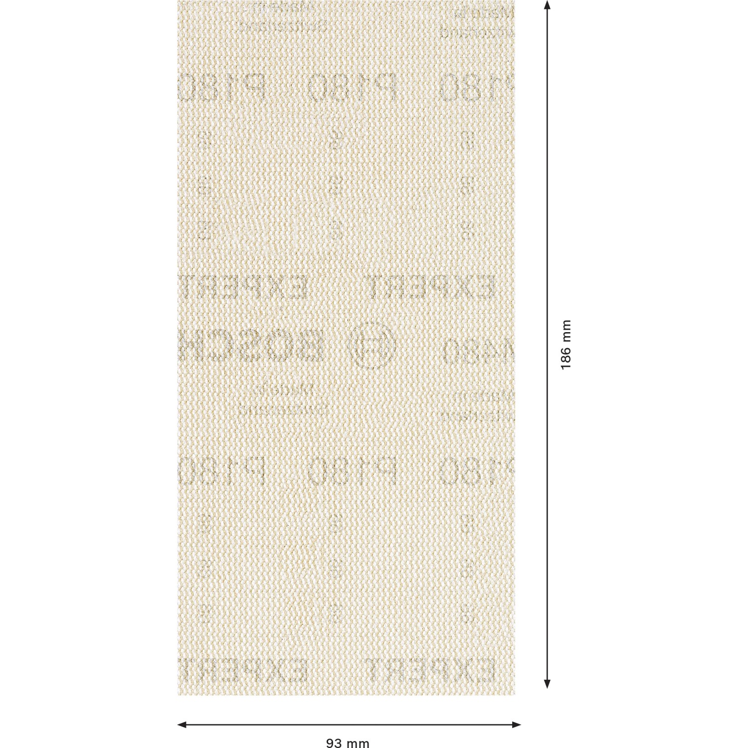 Bosch Expert M480 Netzschleifblatt, 93x186mm, K180, 10er-Pack. Zubehör für Exzenterschleifer.