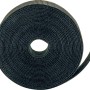 Schwaiger Klettbandrolle in Schwarz für Kabelmanagement und vielseitige Befestigungen.