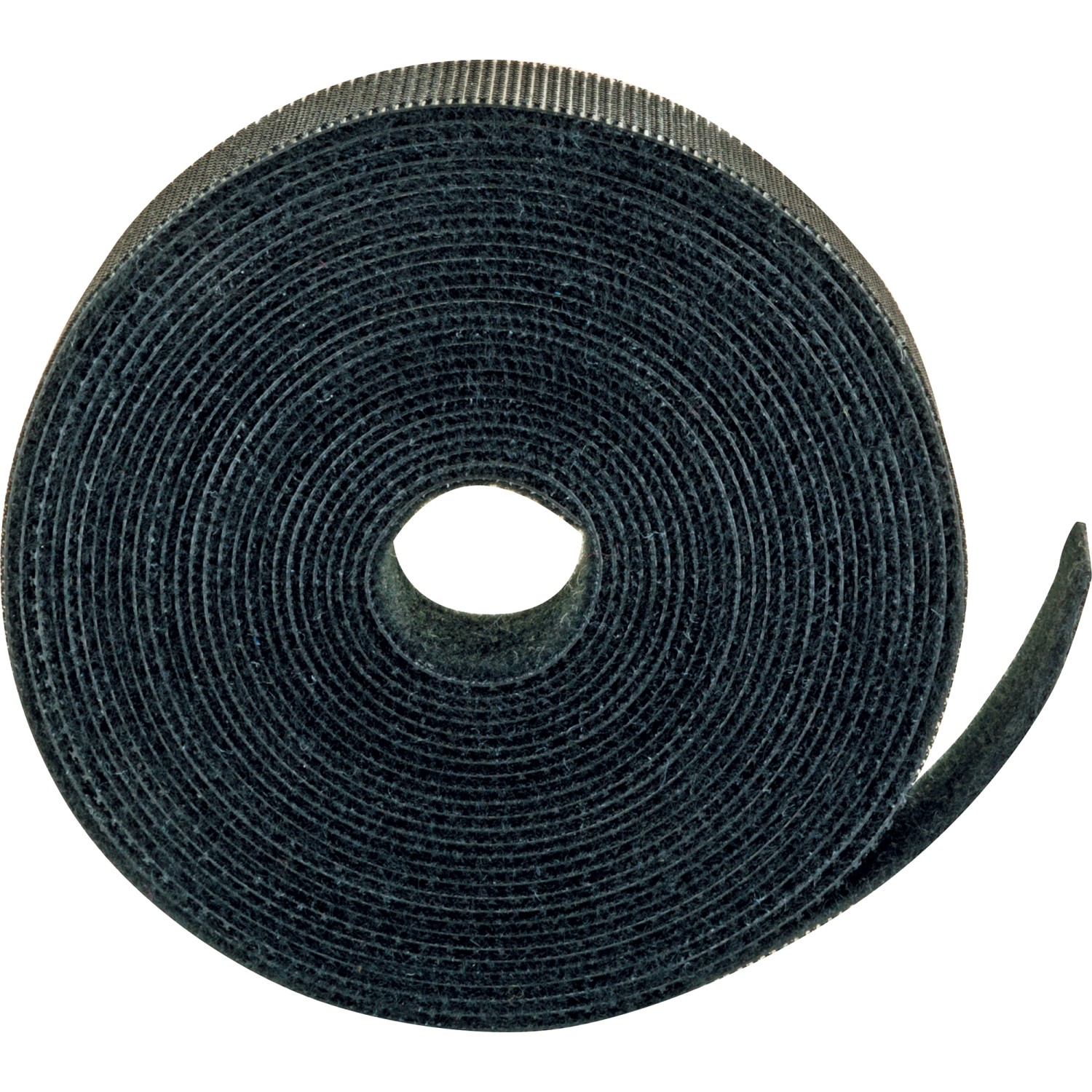 Schwaiger Klettbandrolle Schwarz