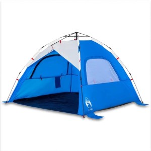vidaXL Strandzelt 3 Personen Azurblau Quick Release Wasserdicht 4005314