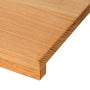 vidaXL Treppenstufen 2 Stk Hellbraun 110x25x2 cm Massivholz Eiche 3283788_8