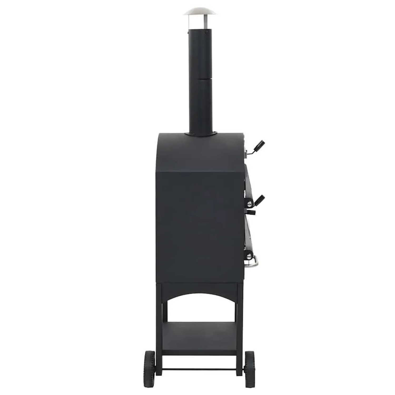 vidaXL Garten-Holzkohle-Pizzaofen mit Schamottstein 44279_3