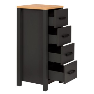 OBI Veneto Midischrank Anthrazit 42 x 40 x 94 cm