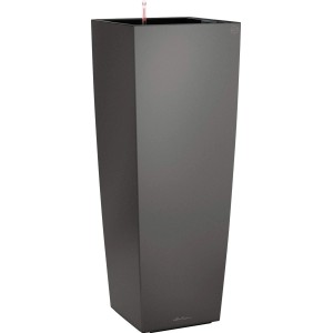 Lechuza Cubico Alto Premium Pflanzgefäß, 40x40 cm, Anthrazit metallic.