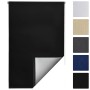 Schwarzes Sol Royal Thermorollo SolReflect T42 100x160cm mit Thermobeschichtung.