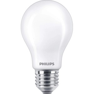 Philips LED-Lampe E27 in Glühlampenform, 7W, 806lm, warmweißes Licht.