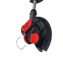 Einhell Akku-Rasentrimmer GE-CT 18/28 Li-Solo, rot/schwarz, Detailaufnahme des Trimmerkopfes.