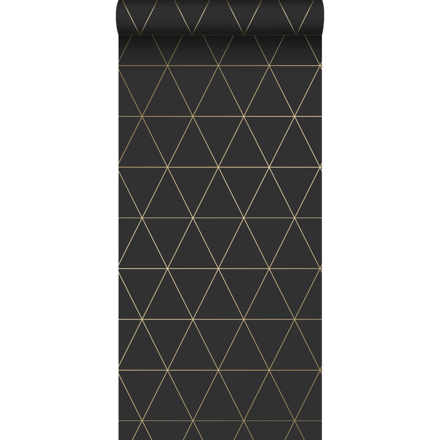 Origin Luxury Wallcoverings Tapete Grafische Dreiecke Schwarz Und Gold 53 C günstig online kaufen