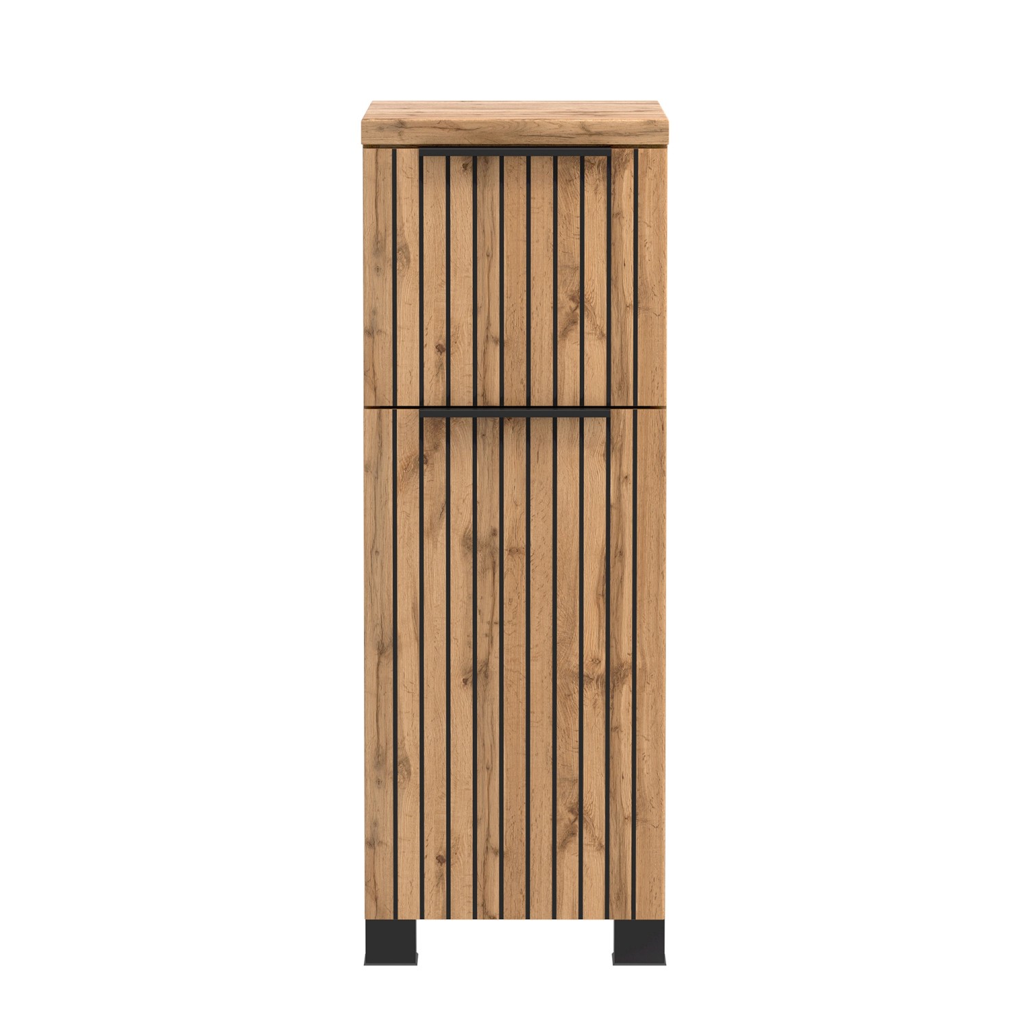 Held Möbel Bad-Unterschrank Manchester 79 x 30 x 35 cm Wildeiche