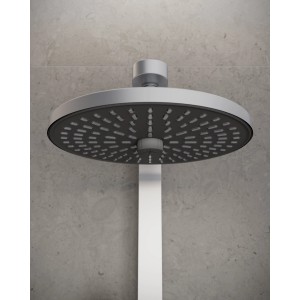 Ideal Standard Kopfbrause Silver mit 2 Funktionen und Regendusche, Ø 26 cm.