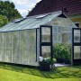 Juliana Premium 13 Gewächshaus aus Alu mit Doppeltür und Dachfenstern, 13 m².