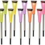 10er Set bunte LED Solar Erdspieße von Näve. Solar-Wegeleuchten für den Garten.