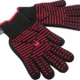 Char-Broil Grillhandschuhe: Schwarze, hitzebeständige Handschuhe mit roten Silikonstreifen für sicheren Grillspaß.