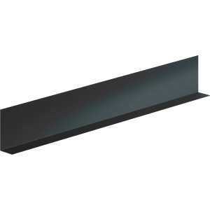 Anthrazitfarbenes HG 25 L-Profil aus Aluminium, 30x70 mm, für Dachbleche und mehr.