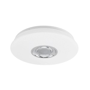 Lindby LED Deckenleuchte Elpida 4018259 Dimmbar mit Leselampe Modern in Weiß 1-flammig Wohnzimmerleuchte