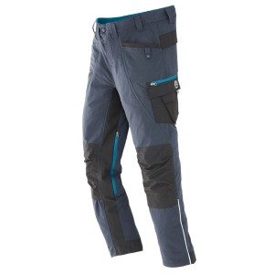 Terrax Workwear Arbeitshose, anthrazit, Größe 48. Herrenhose mit praktischen Taschen und reflektierenden Details.