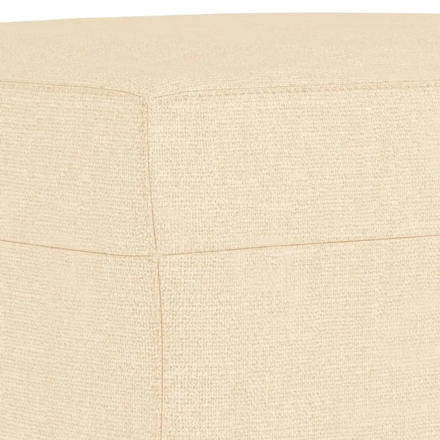vidaXL Sitzbank Creme 70x35x41 cm Stoff 349369_5