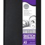 Daler-Rowney Simply Skizzenbuch A5 mit Hardcover, 100gsm, ideal zum Skizzieren.