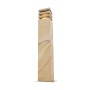 Moderne, beige Stehleuchte Grumpy, 70 cm hoch, für den Außenbereich.
