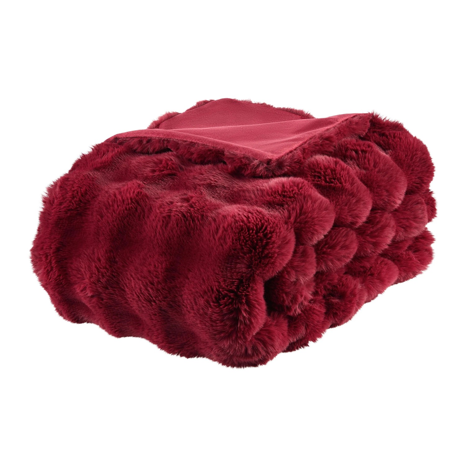 Premium Living Felldecke Bella Rot ca. 130x180cm