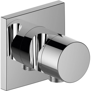 Keuco IXMO Pure Ab- und Umstellventil, eckig, Chrom mit Brausehalter.