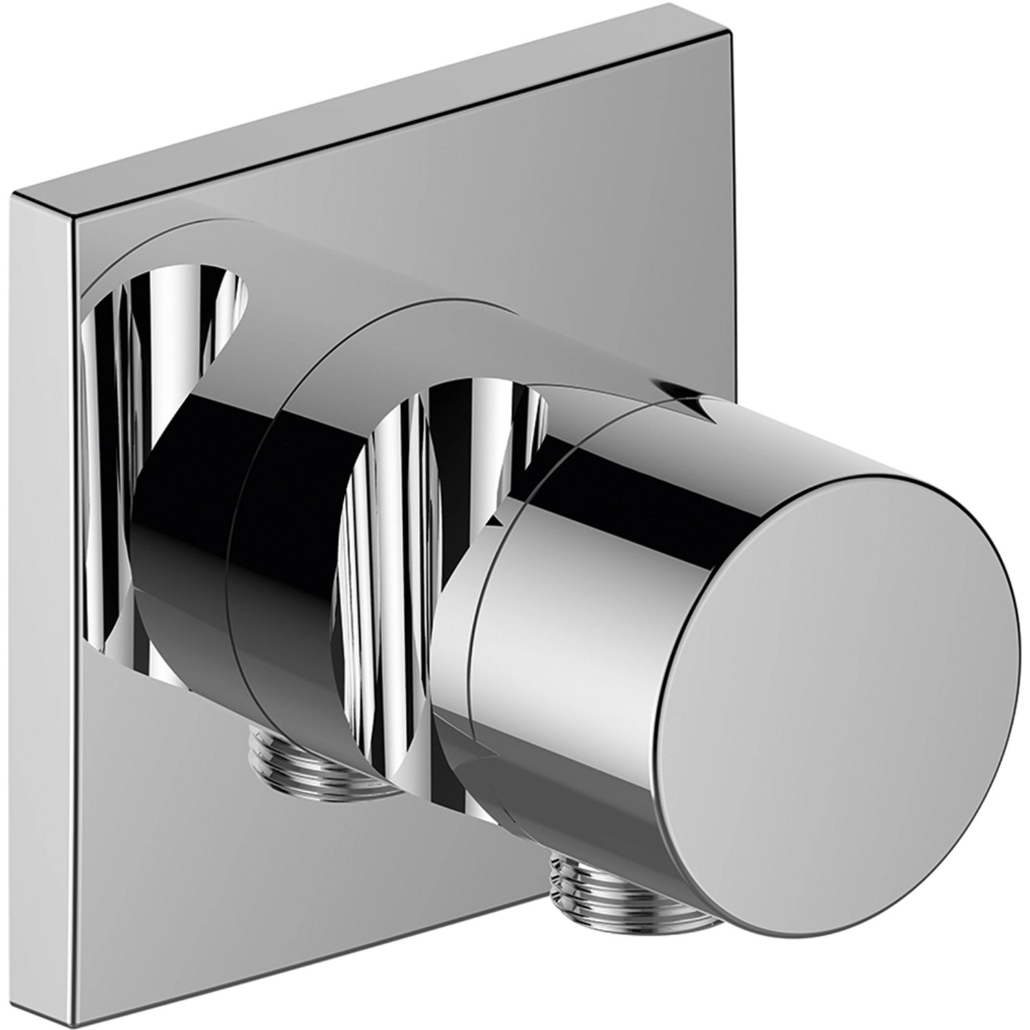 Keuco Ab- und Umstellventil IXMO Pure 59557 eckig Chrom mit Brausehalter